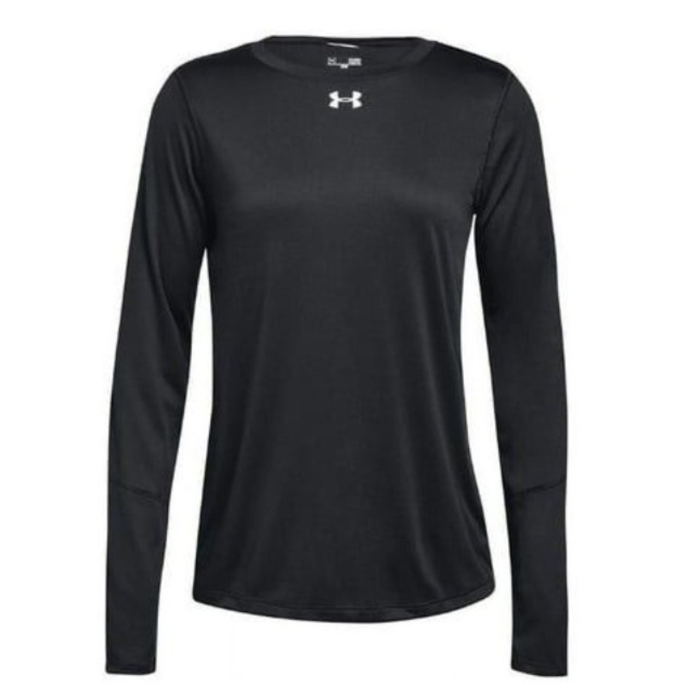 Under Armour Team Tech LS Shirt Womens Medium Black NWT Long Sleeve